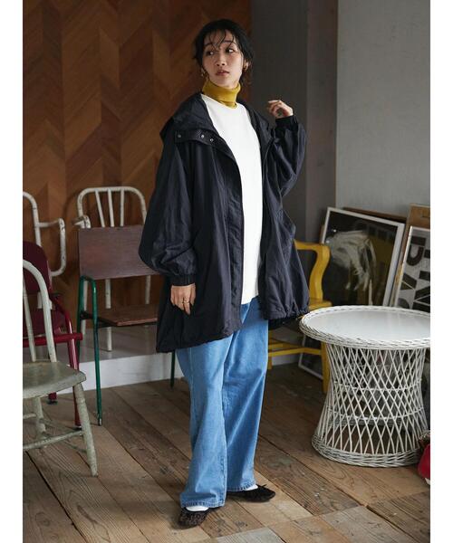CRAFT STANDARD BOUTIQUE(クラフトスタンダードブティック)の「ミドル丈モンスターパーカー(その他アウター・レディース・カーキ/ブラック・M)」の18枚目の写真