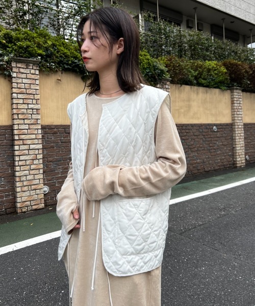 Kastane（カスタネ）の「【サイズ展開あり】ベロアティアード