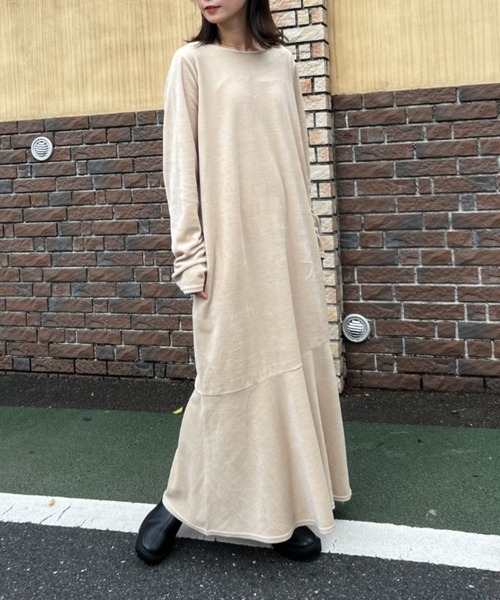 Kastane(カスタネ)の「【サイズ展開あり】ベロアティアード Kastane(カスタネ)の「【サイズ展開あり】ベロアティアード