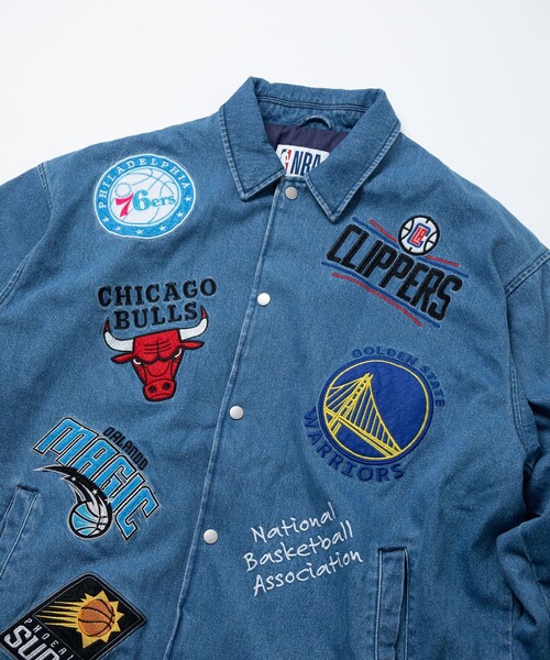 NBA（エヌビーエー）の「NBA/エヌビーエー 別注 NBAチームワッペン刺繍