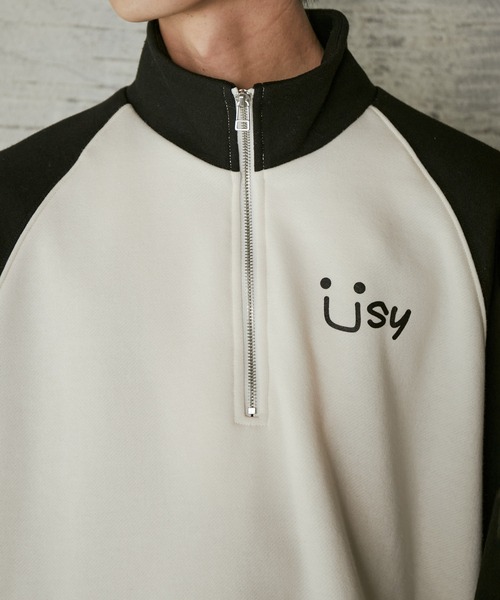 iisy（イージー）の「iisy / ハーフジップスウェット（スウェット・メンズ・ブラック/キナリ/ブラック系その他2・L/S/M）」の18枚目の写真