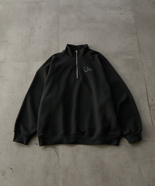 iisy（イージー）の「iisy / ハーフジップスウェット（スウェット・メンズ・ブラック/キナリ/ブラック系その他2・L/S/M）」の19枚目の写真