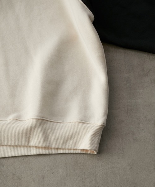 iisy（イージー）の「iisy / ハーフジップスウェット（スウェット・メンズ・ブラック/キナリ/ブラック系その他2・L/S/M）」の11枚目の写真