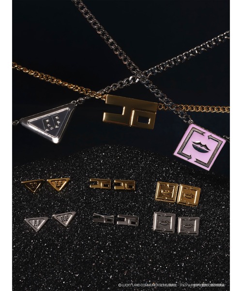 PAMEO POSE（パメオポーズ）の「【ジョジョの奇妙な冒険 ストーンオーシャン×PAMEO POSE】F・Fピアス（ピアス（両耳用）・レディース・シルバー/ゴールド・FREE）」の3枚目の写真