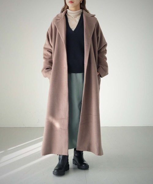 cheriella(シェリエラ)の「【cheriella】WEB限定片畦キーネックニット(ニット/セーター・レディース・ブラック/ベージュ/アイボリー・M)」の5枚目の写真