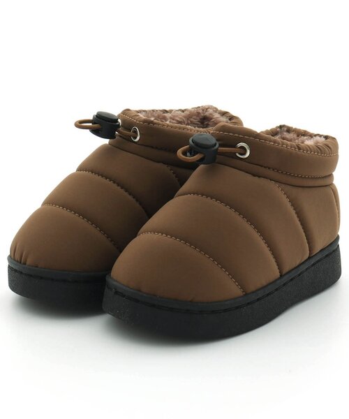 Ampersand（アンパサンド）の「中綿ブーツトドラー（ブーツ・キッズ・カーキ/ブラック/ベージュ/ネイビー/グレー・20/18/17/19/21/16）」の4枚目の写真