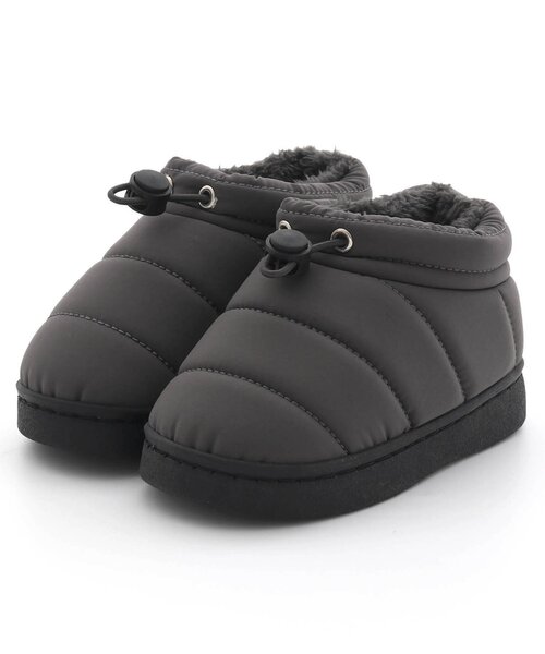 Ampersand（アンパサンド）の「中綿ブーツトドラー（ブーツ・キッズ・カーキ/ブラック/ベージュ/ネイビー/グレー・20/18/17/19/21/16）」の3枚目の写真