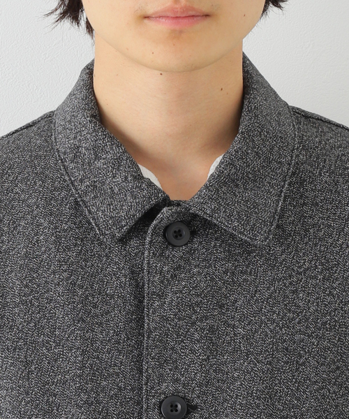 BAMBOO SHOOTS（バンブーシュート）の「【BAMBOO SHOOTS / バンブーシュート】WORK JACKET - TWIST YARN OX（ブルゾン・メンズ・ブラック系その他・LARGE/MEDIUM）」の6枚目の写真