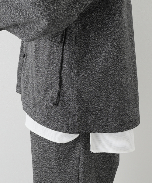 BAMBOO SHOOTS（バンブーシュート）の「【BAMBOO SHOOTS / バンブーシュート】WORK JACKET - TWIST YARN OX（ブルゾン・メンズ・ブラック系その他・LARGE/MEDIUM）」の12枚目の写真