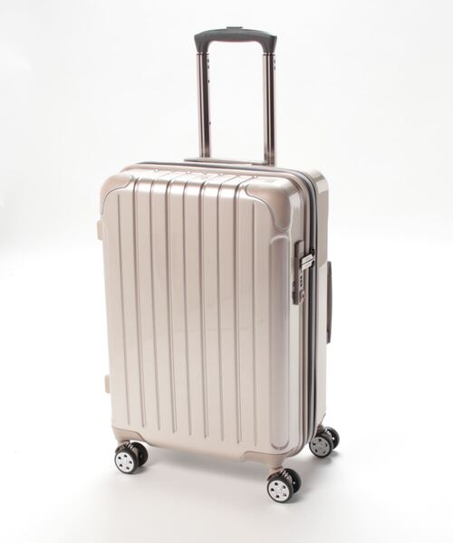 NAUGHTIAM（ノーティアム）の「【SKYLABO/スカイラボ】 キャリーケース 48L(55L)（スーツケース/キャリーバッグ・メンズ・ゴールド/ピンク/ホワイト/ブラック/ブラック系その他/グレー/カーキ/ネイビー/ベージュ・FREE）」の9枚目の写真