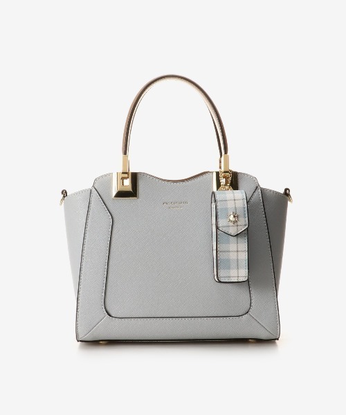 & chouette(アンドシュエット)の「リップケース付きハンドル金具トート(ハンドバッグ・レディース・オフホワイト/ライトブルー/ラベンダー・FREE)」の8枚目の写真