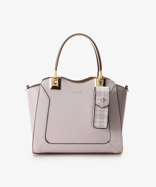 & chouette(アンドシュエット)の「リップケース付きハンドル金具トート(ハンドバッグ・レディース・オフホワイト/ライトブルー/ラベンダー・FREE)」の15枚目の写真