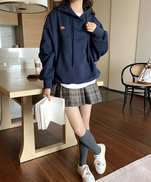 aimoha(アイモハ)の「 シンプルパーカー(パーカー・レディース・ピンク/チョコ/ネイビー・FREE)」の19枚目の写真