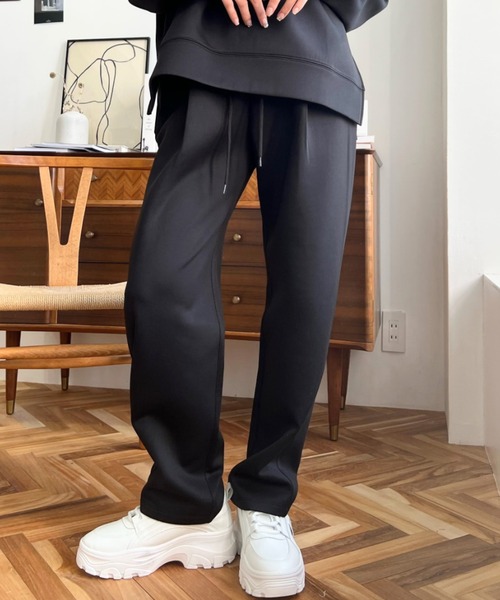 moment+（モーメントプラス）の「【セットアップ対応】ダンボールイージータックパンツ（その他パンツ・レディース・ブラック/アイボリー/グレイッシュベージュ・M/L）」の19枚目の写真