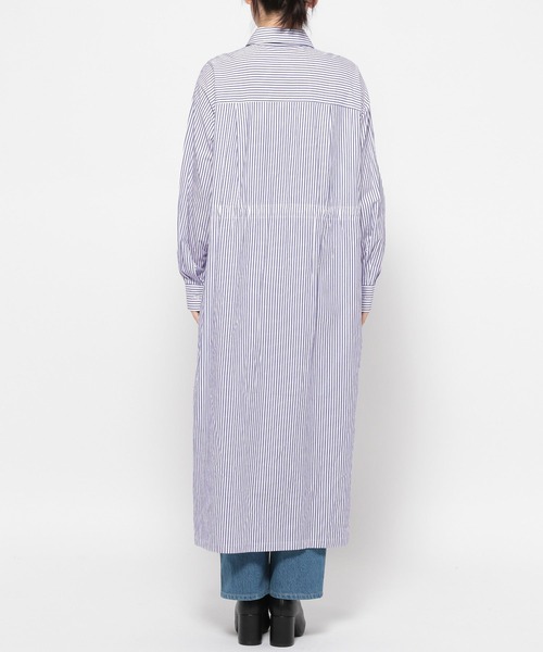 ⭐︎ページ LOWRYS FARM（ローリーズファーム）の「ストライプシャツワンピース