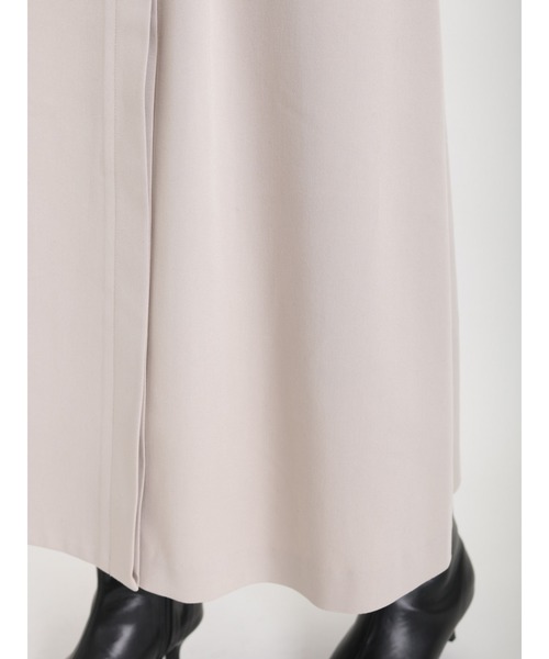 Te chichi（テチチ）の「ラップ風Aラインジャンパースカート（ジャンパースカート・レディース・ブラック/ベージュ・ﾌﾘ-）」の10枚目の写真