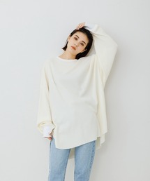 【WEB限定】ボリュームスリーブ サーマル ロングスリーブ カットソー / 2トーン / ユニセックス