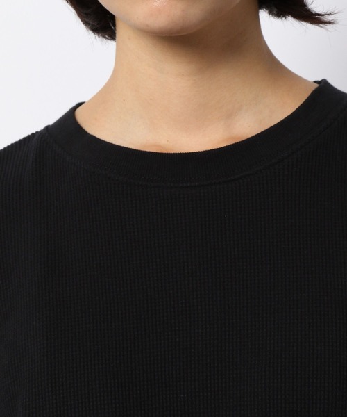 PAGEBOY（ページボーイ）の「ワッフルBIGロンT（Tシャツ/カットソー・レディース・オフホワイト/ブラック/ラベンダー・FREE）」の20枚目の写真