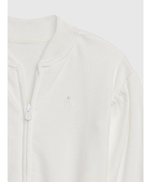 GAP(ギャップ)の「バルーンスリーブジャケット(幼児)(ブルゾン・キッズ・ベージュ/パープル系その他/オフホワイト・12-18M/18-24M/2 YRS/3 YRS/4 YRS/5 YRS/6-12M)」の5枚目の写真