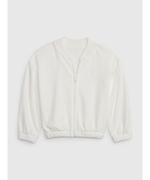 GAP(ギャップ)の「バルーンスリーブジャケット(幼児)(ブルゾン・キッズ・ベージュ/パープル系その他/オフホワイト・12-18M/18-24M/2 YRS/3 YRS/4 YRS/5 YRS/6-12M)」の2枚目の写真