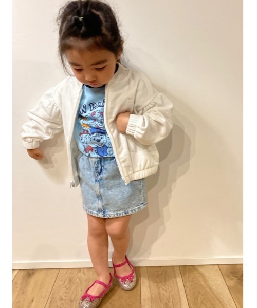 GAP(ギャップ)の「バルーンスリーブジャケット(幼児)(ブルゾン・キッズ・ベージュ/パープル系その他/オフホワイト・12-18M/18-24M/2 YRS/3 YRS/4 YRS/5 YRS/6-12M)」の11枚目の写真