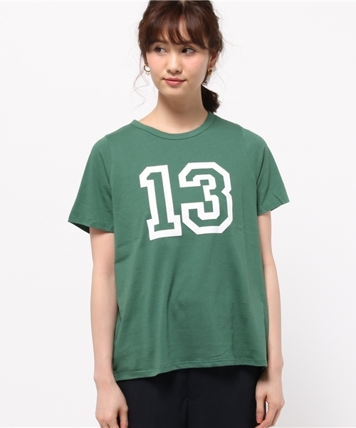 GALLARDAGALANTE（ガリャルダガランテ）の「ナンバリングTシャツ（Tシャツ/カットソー・レディース・グリーン・38）」の6枚目の写真