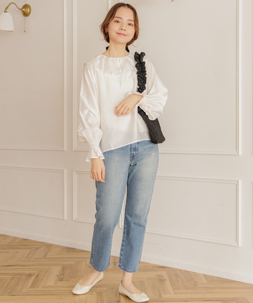 flower（フラワー）の「ジェネラリーデニムパンツ2（デニムパンツ・レディース・ブルー・MEDIUM/SMALL）」の2枚目の写真