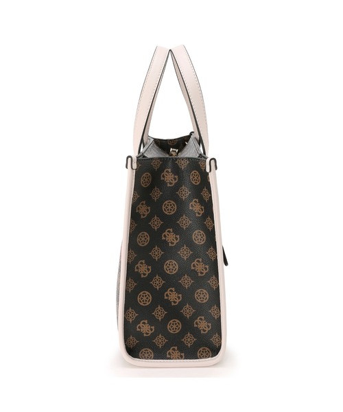 Guess（ゲス）の「GUESS X BRANDALISED(R) WITH GRAFFITI BY BANKSY 2 Compartment Tote（トートバッグ・レディース・ブラウン・ONE SIZE）」の5枚目の写真