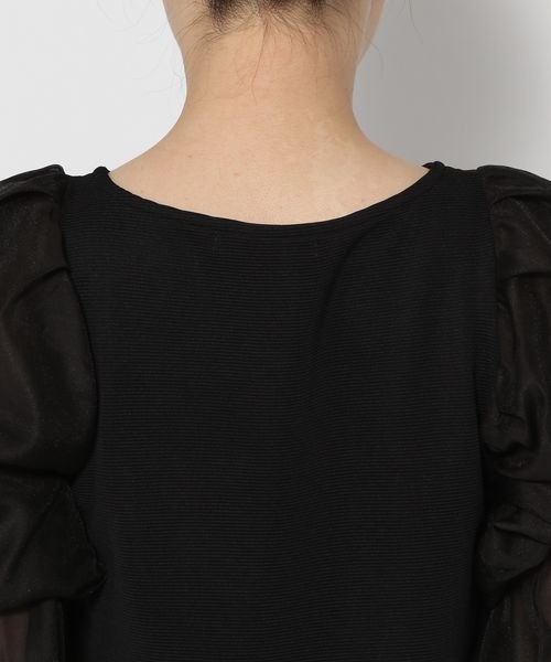 トップス maa mysty woman（ミスティウーマン）の「シアースリーブプル