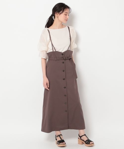 トップス maa mysty woman（ミスティウーマン）の「シアースリーブプル