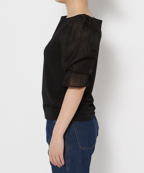トップス maa mysty woman（ミスティウーマン）の「シアースリーブプル