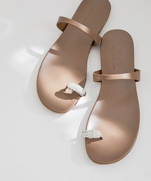 ROPE' | ビジュートゥリングフラットサンダル(サンダル)