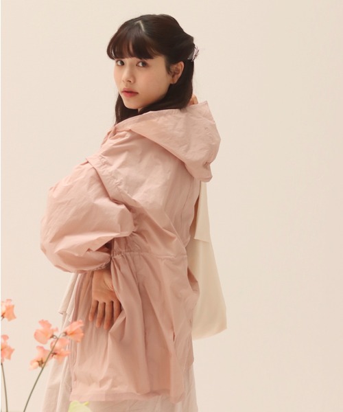 muguet(ミュゲ)の「airy spring zip parker(マウンテンパーカー・レディース・ホワイト/ピンク・FREE)」の21枚目の写真
