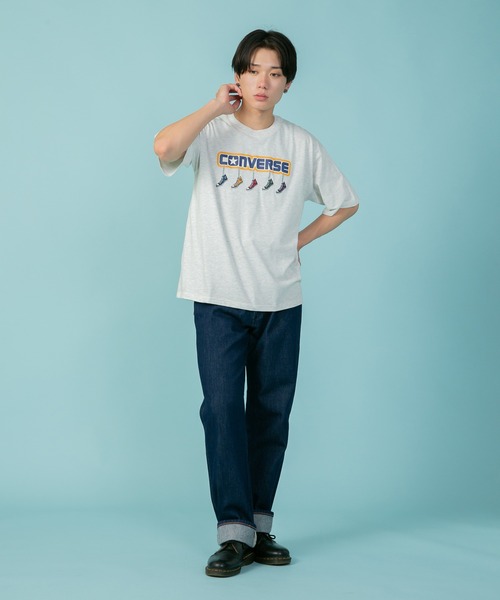 セール】【CONVERSE/コンバース】5シューズ刺繍 Tシャツ オールスター