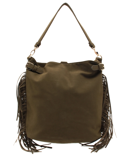 Chico(チコ)の「フリンジ付2WAYリュック(バックパック/リュック・レディース・グレー/ホワイト/カーキ・FREE)」の4枚目の写真