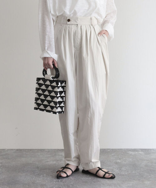 Casselini（キャセリーニ）の「【CASSELINI/キャセリーニ】パターンビーズバッグ（トートバッグ・レディース・ホワイト系その他5/ブラック系その他4・FREE）」の5枚目の写真