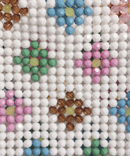 Casselini（キャセリーニ）の「【CASSELINI/キャセリーニ】パターンビーズバッグ（トートバッグ・レディース・ホワイト系その他5/ブラック系その他4・FREE）」の13枚目の写真