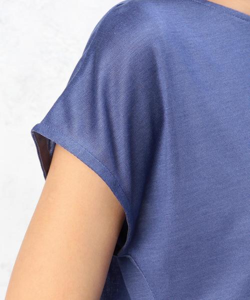 green label relaxing（グリーンレーベルリラクシング）の「GT TC×TR レイヤードテンジク  プルオーバー カットソー（Tシャツ/カットソー・レディース・ライトグレー/コバルトブルー/ネイビー/オリーブ・フリー）」の10枚目の写真