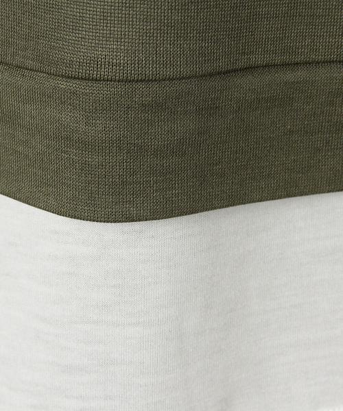 green label relaxing（グリーンレーベルリラクシング）の「GT TC×TR レイヤードテンジク  プルオーバー カットソー（Tシャツ/カットソー・レディース・ライトグレー/コバルトブルー/ネイビー/オリーブ・フリー）」の17枚目の写真
