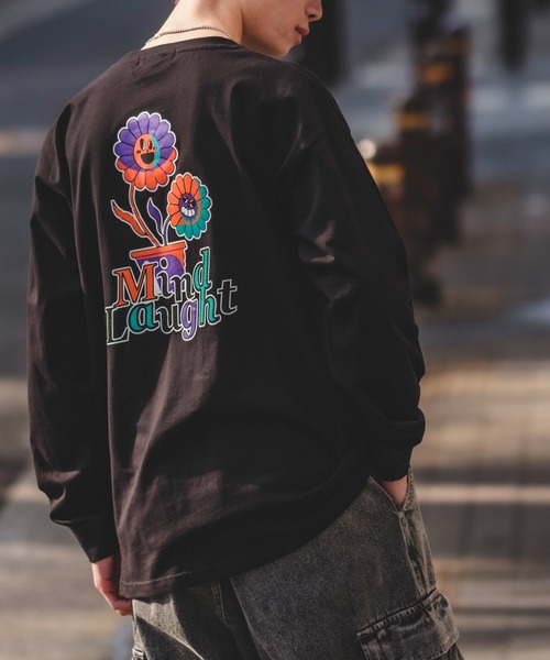 improves(インプローブス)の「【UAU】Mind Laught フラワープリント ロンT(Tシャツ/カットソー・メンズ・ホワイト/ブラック/ブラック系その他/ホワイト系その他・MEDIUM/LARGE/X-LARGE)」の20枚目の写真