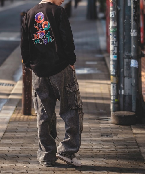 improves(インプローブス)の「【UAU】Mind Laught フラワープリント ロンT(Tシャツ/カットソー・メンズ・ホワイト/ブラック/ブラック系その他/ホワイト系その他・MEDIUM/LARGE/X-LARGE)」の18枚目の写真