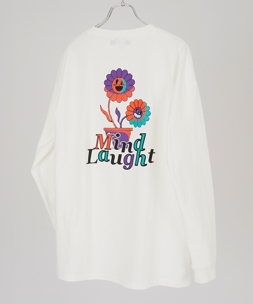 improves(インプローブス)の「【UAU】Mind Laught フラワープリント ロンT(Tシャツ/カットソー・メンズ・ホワイト/ブラック/ブラック系その他/ホワイト系その他・MEDIUM/LARGE/X-LARGE)」の8枚目の写真