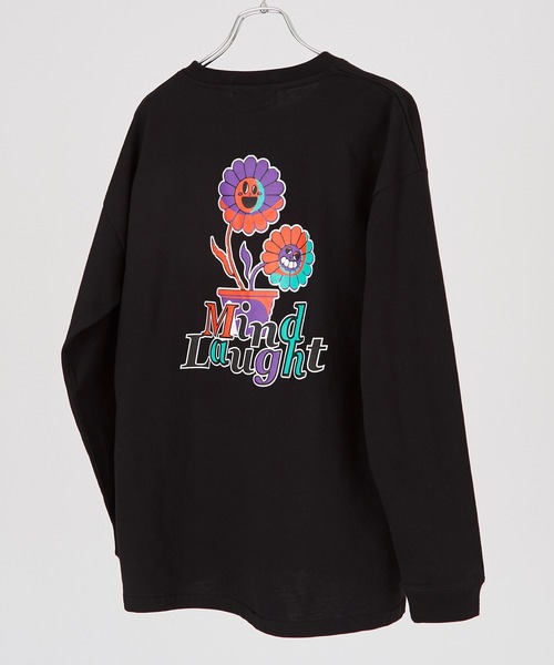 improves(インプローブス)の「【UAU】Mind Laught フラワープリント ロンT(Tシャツ/カットソー・メンズ・ホワイト/ブラック/ブラック系その他/ホワイト系その他・MEDIUM/LARGE/X-LARGE)」の10枚目の写真