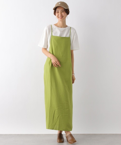 LEPSIM（レプシィム）の「マルチキノウベーシックT　163542（Tシャツ/カットソー・レディース・ブラック/グレー/オフホワイト/カーキ/ライトグリーン/ラベンダー・MEDIUM/SMALL）」の14枚目の写真