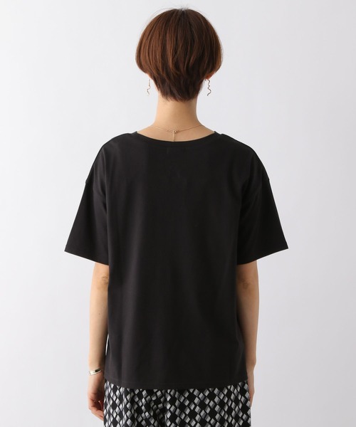 LEPSIM（レプシィム）の「マルチキノウベーシックT　163542（Tシャツ/カットソー・レディース・ブラック/グレー/オフホワイト/カーキ/ライトグリーン/ラベンダー・MEDIUM/SMALL）」の15枚目の写真