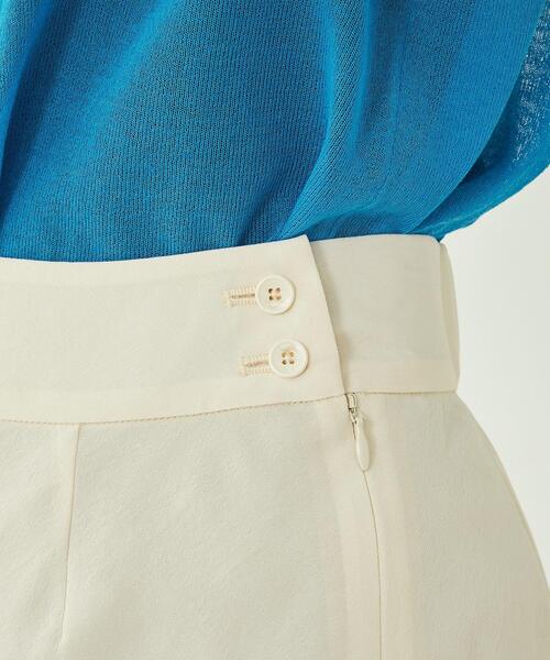 green label relaxing（グリーンレーベルリラクシング）の「ICE ポリエステル マーメイド スカート -接触冷感-（スカート・レディース・ベージュ/ネイビー/オフホワイト・36/38）」の12枚目の写真