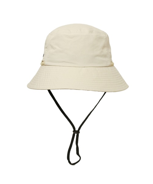 14+（イチヨンプラス）の「あご紐付き撥水サファリハット（ハット・レディース・ベージュ/ブラック/カーキ/オフホワイト・MEDIUM/LARGE）」の7枚目の写真