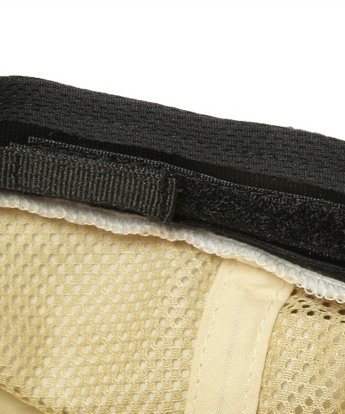 14+（イチヨンプラス）の「あご紐付き撥水サファリハット（ハット・レディース・ベージュ/ブラック/カーキ/オフホワイト・MEDIUM/LARGE）」の13枚目の写真