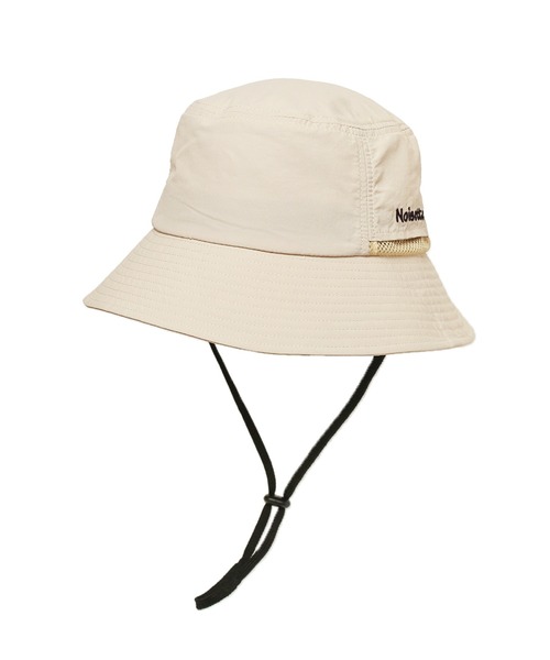 14+（イチヨンプラス）の「あご紐付き撥水サファリハット（ハット・レディース・ベージュ/ブラック/カーキ/オフホワイト・MEDIUM/LARGE）」の17枚目の写真