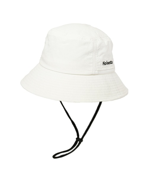 14+（イチヨンプラス）の「あご紐付き撥水サファリハット（ハット・レディース・ベージュ/ブラック/カーキ/オフホワイト・MEDIUM/LARGE）」の18枚目の写真